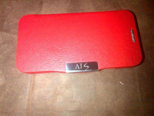 Samsung S4 Flip cover pouch red