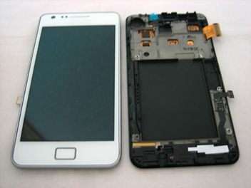 Samsung Galaxy S2 complete lcd and digitizer unit white genuine