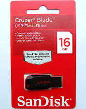 Sandisk Cruzer Blade 16GB USB Flash Drive in stock