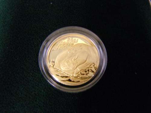 Natura Set 1/10th 2005 - 2008 (4 coins - hippo,giraffe,eland,elephant)