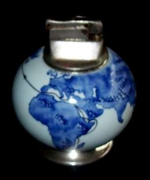 VINTAGE PORCELAIN GIGARETTE LIGHTER - Shipping Line