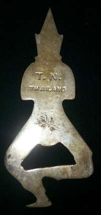 BRASS BOTTLE OPENER -Dancing Shiva