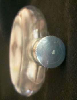 Vintage Glass Hip Flask