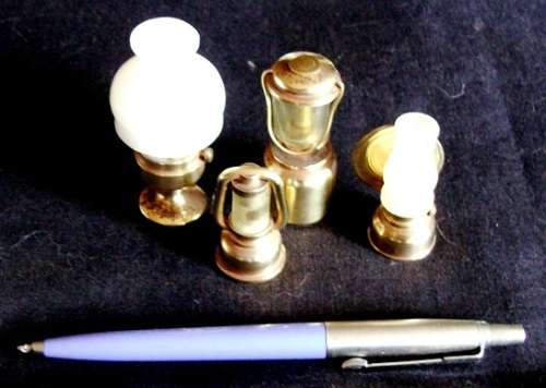 MINI BRASS LAMPS  for printers tray