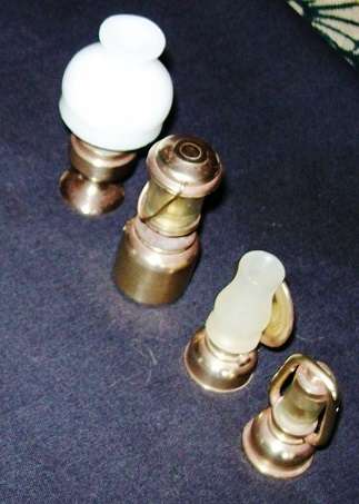 MINI BRASS LAMPS  for printers tray