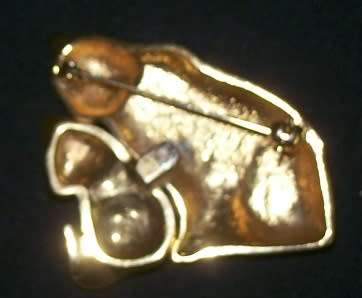MOTHER AND BABY CAT BROOCH