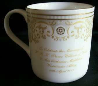 Boxed William & Kate Wedding Mug