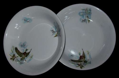 Two 1950's ALFRED MEAKIN CEREAL BOWLS  Fen pattern