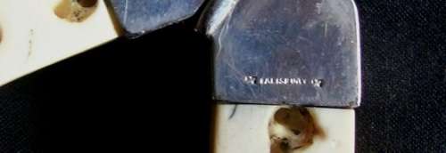 VINTAGE FRENCH IVORY CELLULOID HANDBAG FRAME