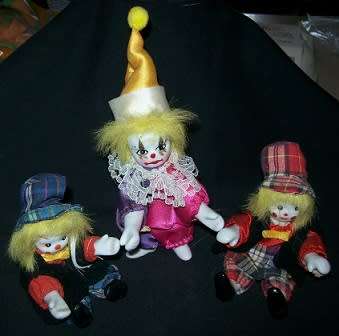 MINI CLOWNS  set of 3