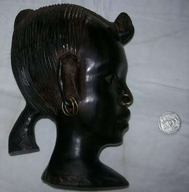 EBONY WOMAN'S HEAD