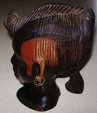 EBONY WOMAN'S HEAD