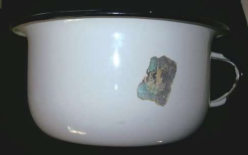 ENAMEL CHAMBER POT Hendler and Hendler