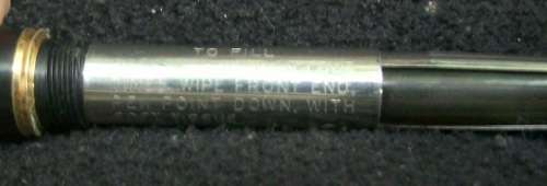 VINTAGE BLUE MARBLE PARKER FOUNTAIN PEN HOLDER