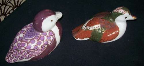 VINTAGE PORCELAIN DUCKS