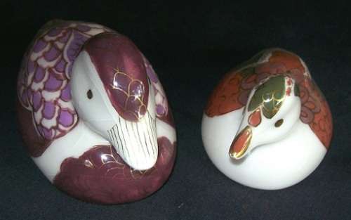 VINTAGE PORCELAIN DUCKS