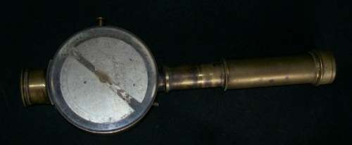 ANTIQUE COMPASS WITH TELESCOPING HANDLE