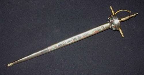 TOLEDO PAPER KNIFE in SCABBARD