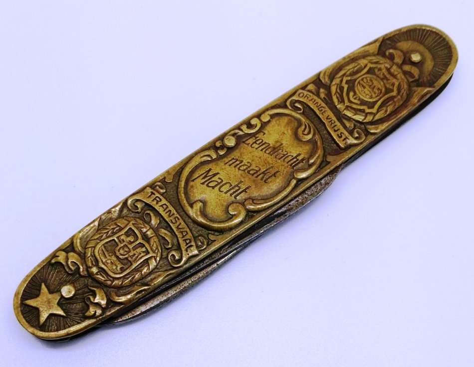 C. Schlepper | PAUL KRÜGER & CHRISTIAAN DE WET | Pocket Knife | Eendracht maakt Macht