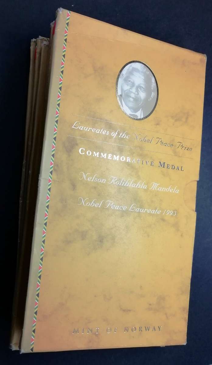 1oz Proof Silver | Mandela Medallion | Nobel Peace Laureate | Norway Mint | Low Price | 6 Available