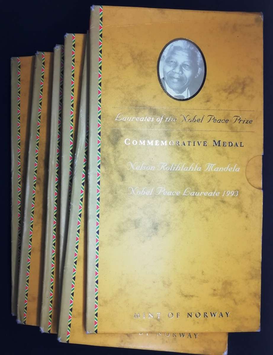1oz Proof Silver | Mandela Medallion | Nobel Peace Laureate | Norway Mint | Low Price | 6 Available