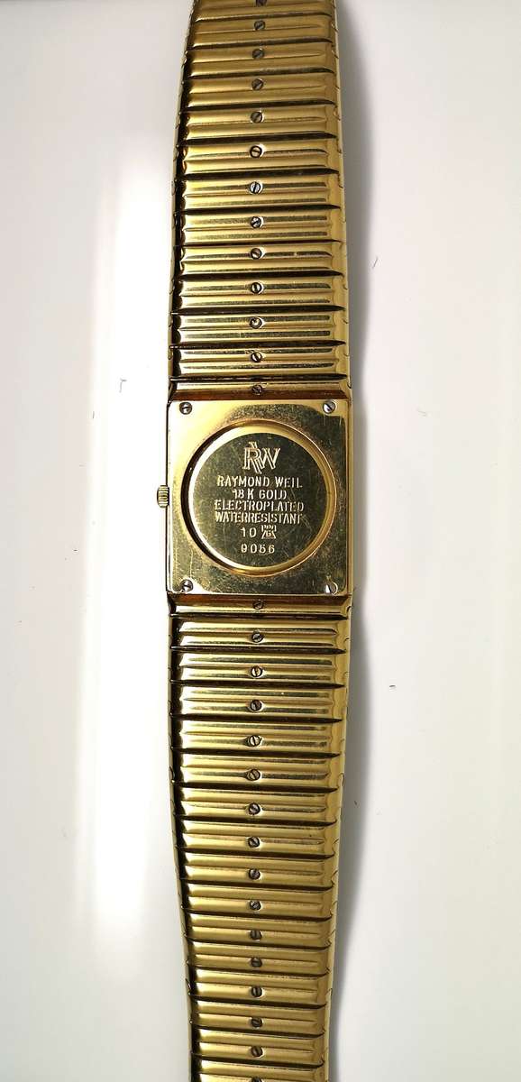 Vintage | RAYMOND WEIL | GENEVE | Designer Watch | 18K Gold Plated | Authentic | R1 Start