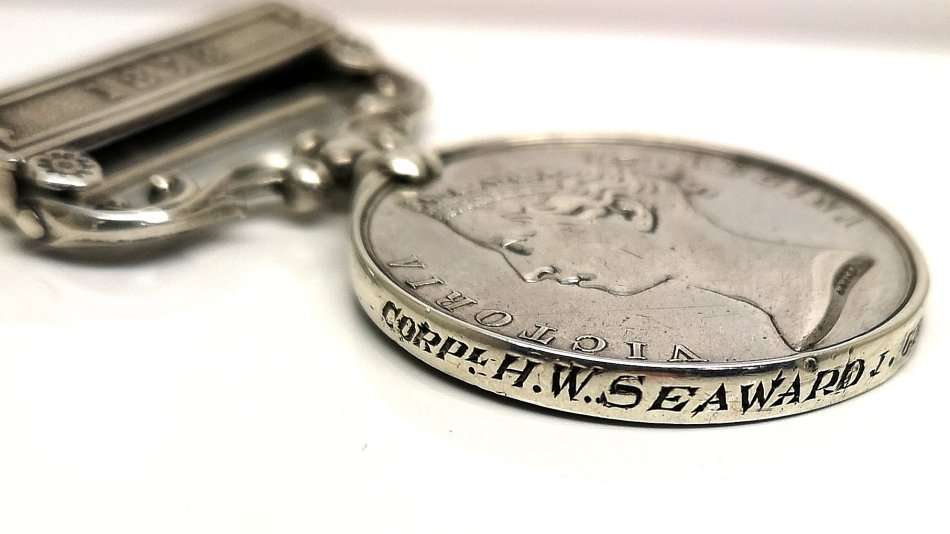 #RARE# | 1878 CLASP | South Africa (Zulu War) Medal | GRIQUALAND W.N CONTINGENT | CORPL. H.W SEAWARD