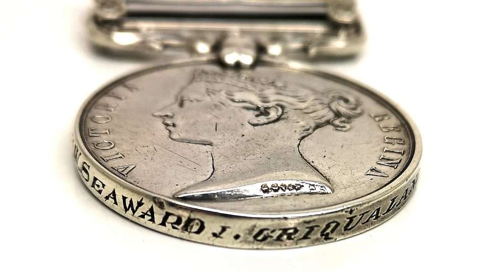 #RARE# | 1878 CLASP | South Africa (Zulu War) Medal | GRIQUALAND W.N CONTINGENT | CORPL. H.W SEAWARD