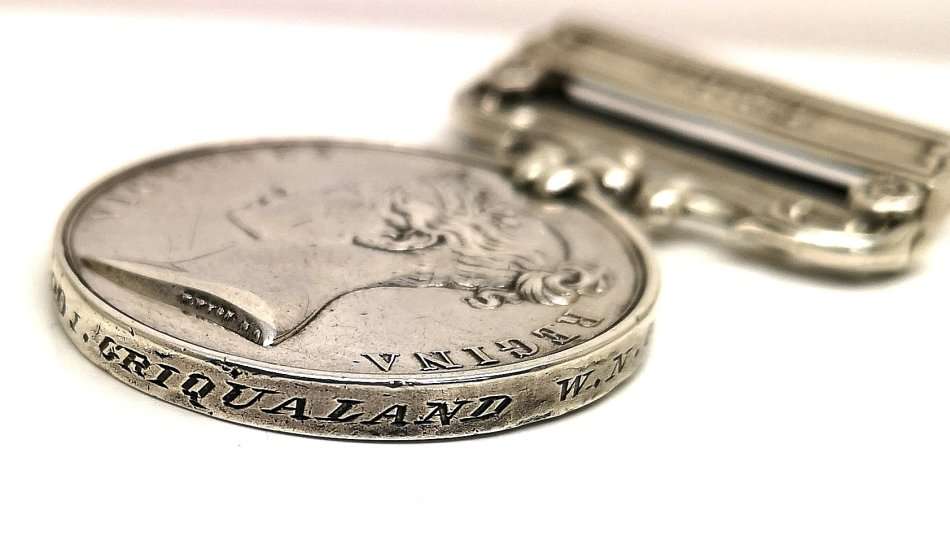 #RARE# | 1878 CLASP | South Africa (Zulu War) Medal | GRIQUALAND W.N CONTINGENT | CORPL. H.W SEAWARD