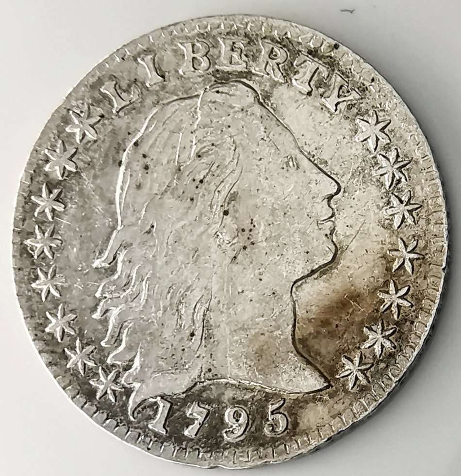 1795 | 5 Cents | Flowing Hair Half Dime | Silver(.892) Coin | 16.5 mm | Extremely Rare