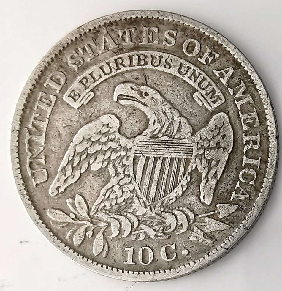 1833 | 10 Cents | Liberty Cap Dime | 2nd variety | United States | Silver (.892) Coin | Low Mintage