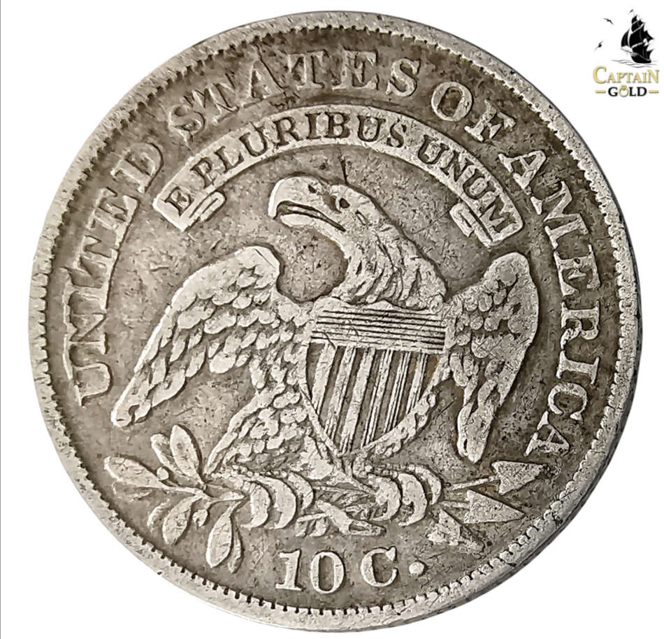 1833 | 10 Cents | Liberty Cap Dime | 2nd variety | United States | Silver (.892) Coin | Low Mintage