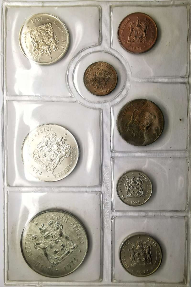 1974 | South African UNC Set | Includes Silver R1