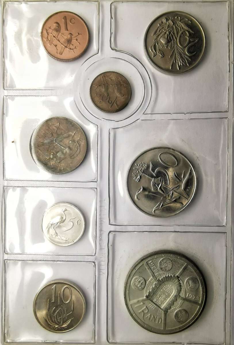 1974 | South African UNC Set | Includes Silver R1