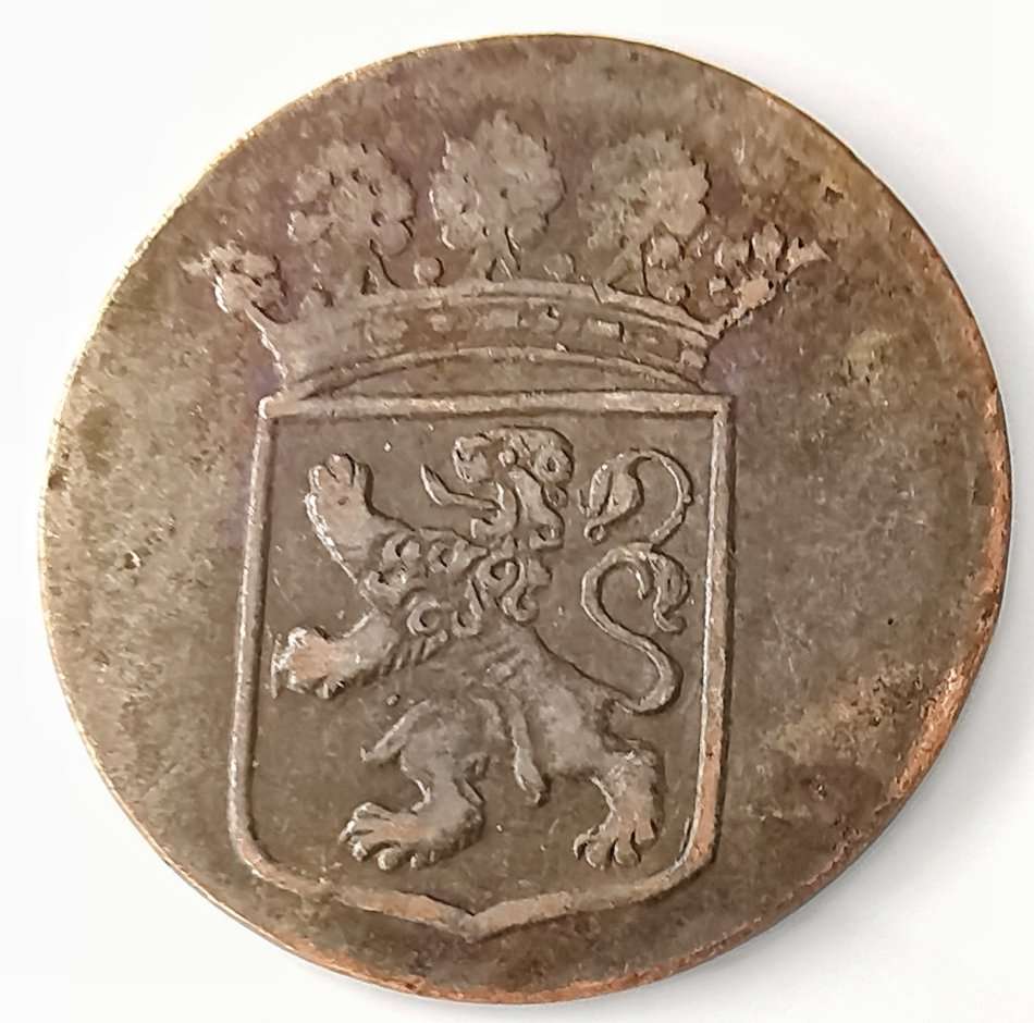 1780 | 1 Duit | Holland | Indonesia | 241 Year Old, 21 mm Coin