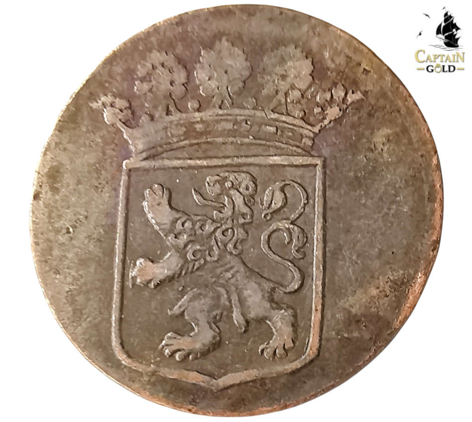 1780 | 1 Duit | Holland | Indonesia | 241 Year Old, 21 mm Coin