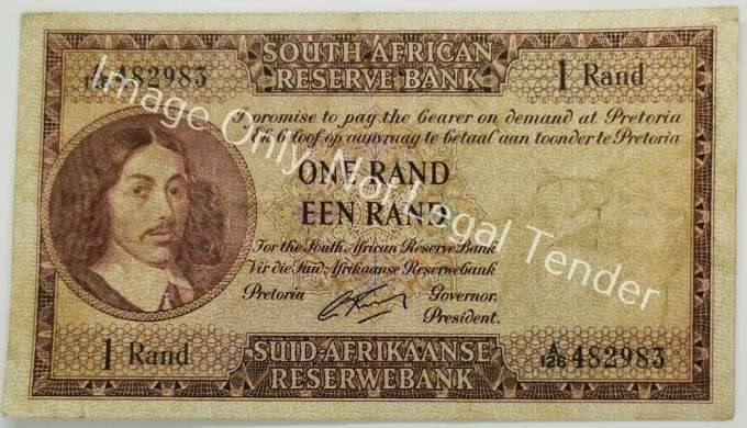 1 Rand Note | South Africa | Signature: G. Rissik
