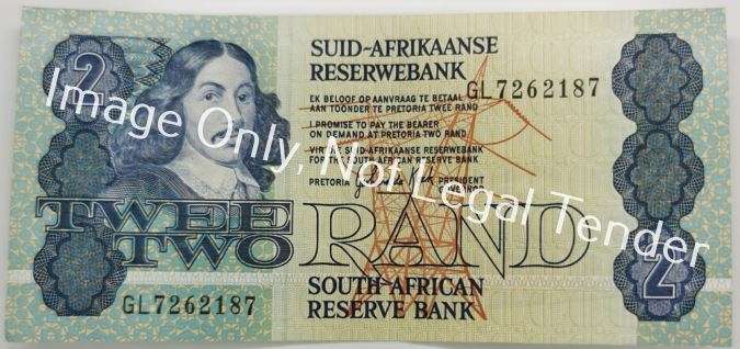 2 Rand Note | UNC | South Africa | Signature: G. P. C. de Kock