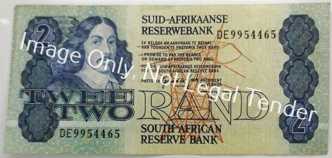 2 Rand Note | UNC | South Africa | Signature: G. P. C. de Kock