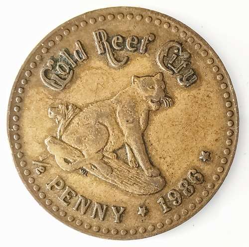 1986 | ½ Penny | Gold Reef City | South Africa | 25.4 mm | Souvenir medal