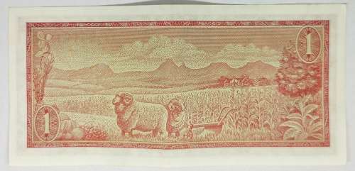 1973 | UNC | One Rand Note | Signature: T W de Jongh | 2nd Issue |E/A