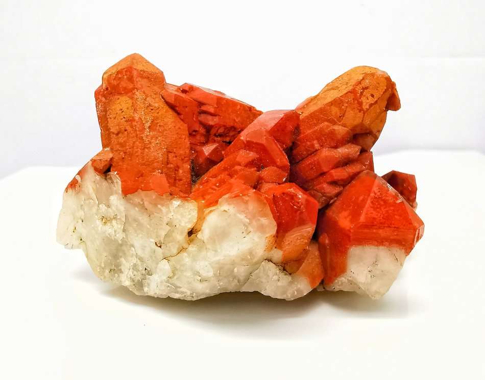 Orange River | Hematite | Quartz Cluster | 66.06g