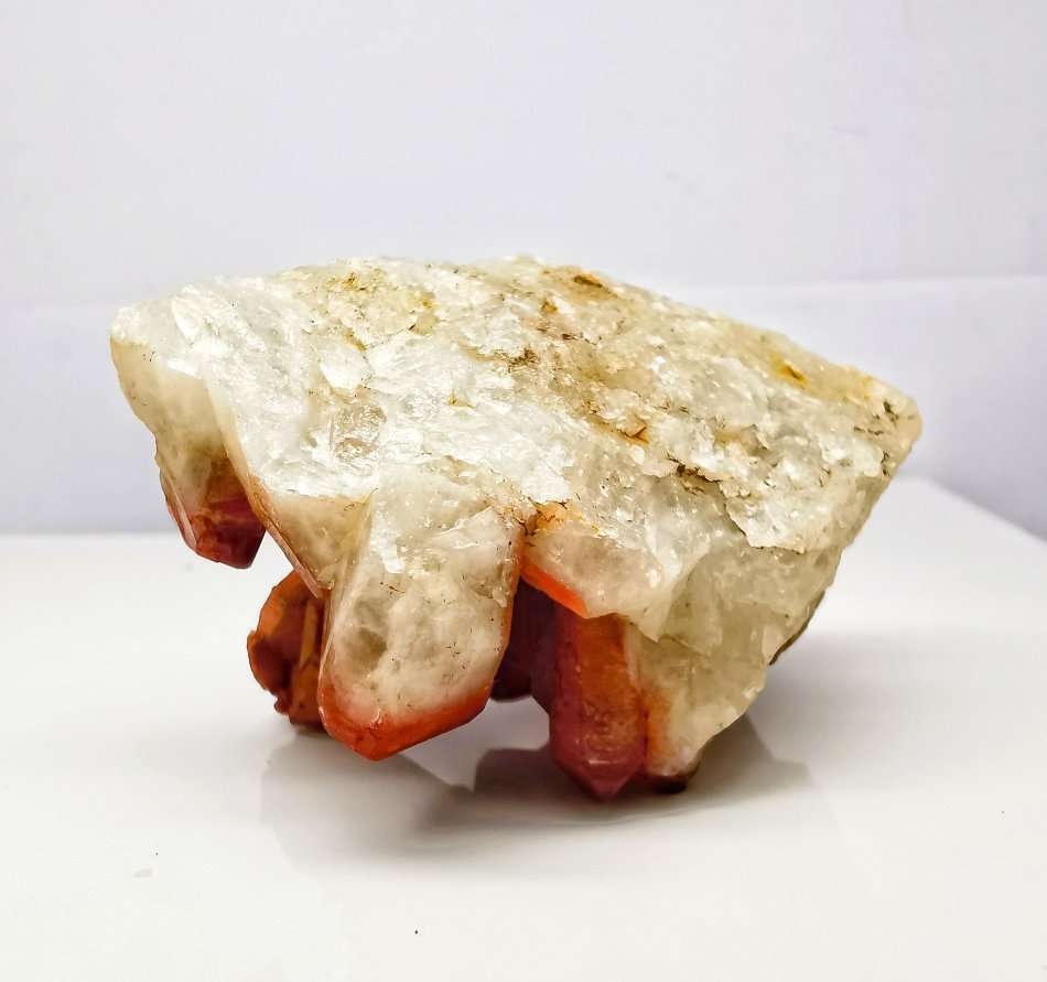 Orange River | Hematite | Quartz Cluster | 66.06g