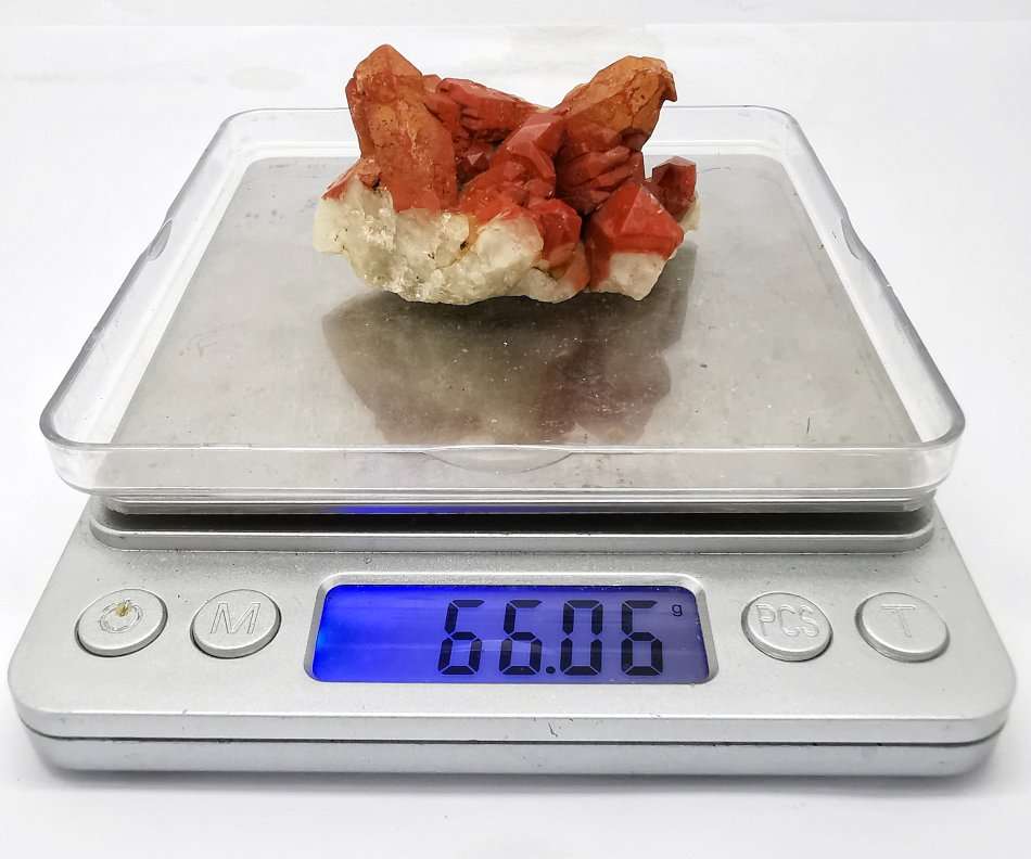 Orange River | Hematite | Quartz Cluster | 66.06g