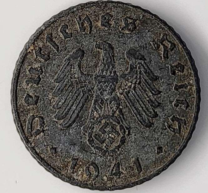 1941 | A | 5 Reichspfennig | Germany | 19.2 mm
