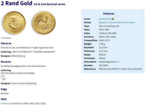 1982 | Proof | R2 | .917 Gold 8g | 2nd Decimal Series | Buy Now