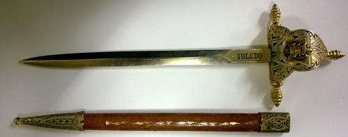WOW a antique sword replica letter opener