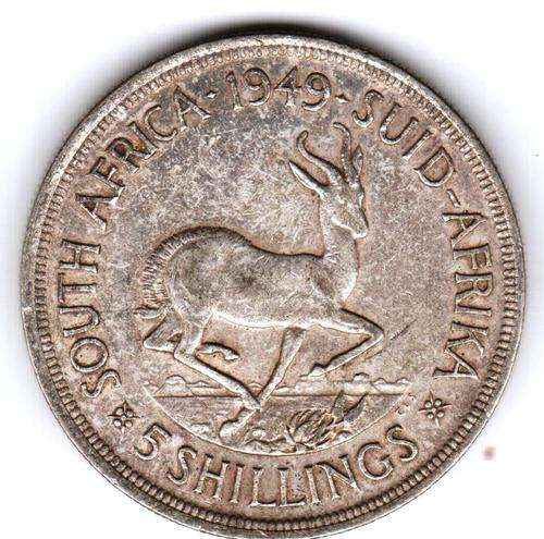 **Silver 80% CROWN Sale**1949 5 Shillings @ Low Price..Condition as per scans