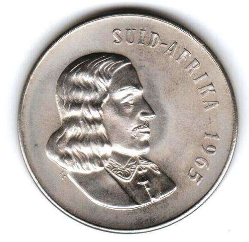 ** 1965 ** 50 c Suid Africa in UNC Condition ***** RARE ... Starting R1