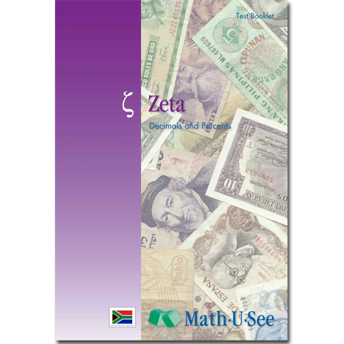 RSA Zeta - Test Book MATH-U-SEE - MUS-ZET-T